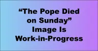 “The Pope Died on Sunday” Logo